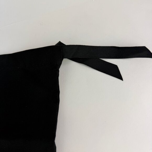 Chanel Black Dust Bags 12.5"x7.5" Pair | Authentic 2020s Logo Cotton Storage - Picture 7 of 7
